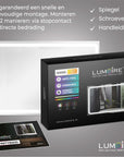 badkamerspiegel 80x80 met LED