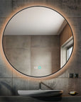 Multifunctionele badkamerspiegel met verlichting, verwarming en timer