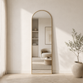 Roma Passpiegel Goud 160x50 CM - Boogvormig