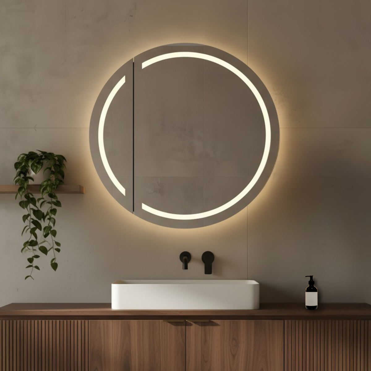 Halo 60 CM Spiegelkast