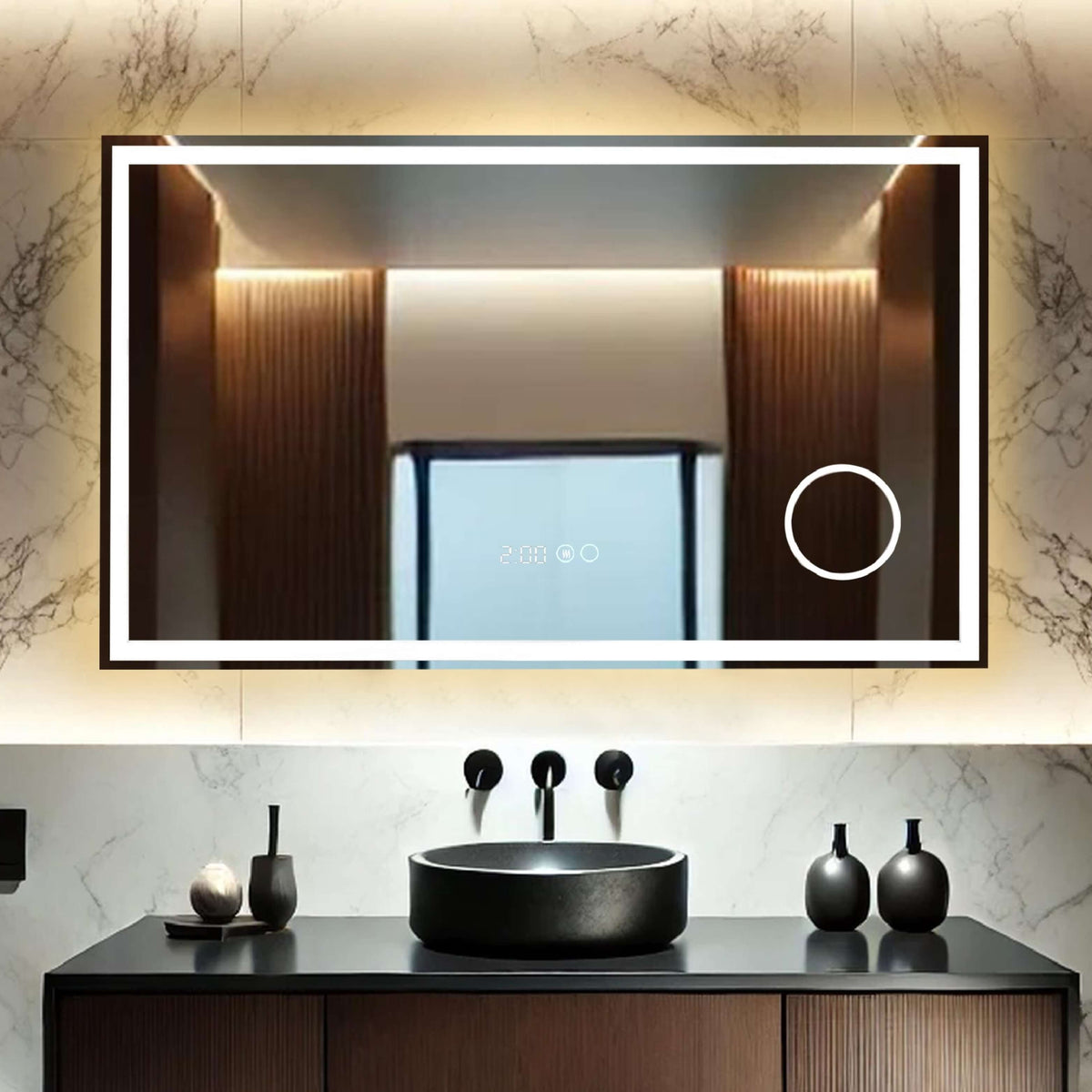 Grote badkamerspiegel 120 cm 