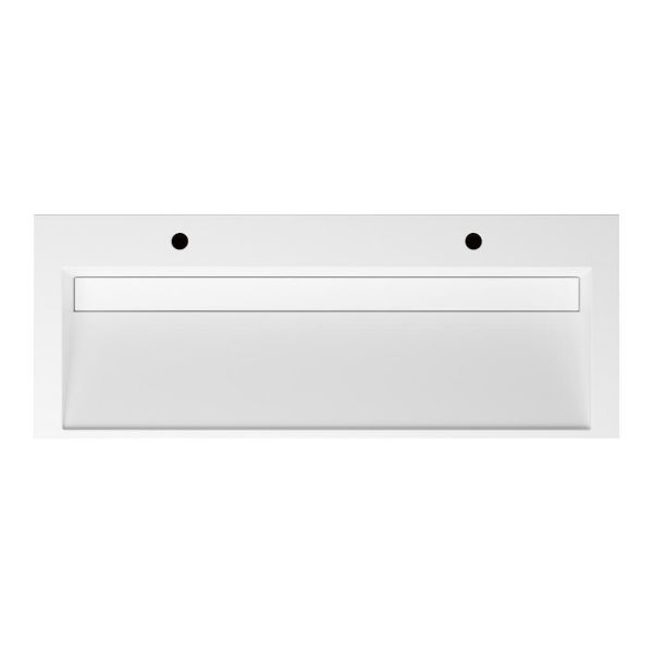 Badmeubelset Base Licht Eiken met Deluxe Wastafel 120 cm met 2 kraangaten