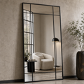 Lyon Passpiegel Zwart 190x90 CM - Raster