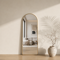 Milano Passpiegel Goud 160x60 CM - Boogvormig