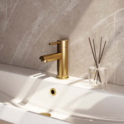 Washbasin tap, surface-mounted - Gold