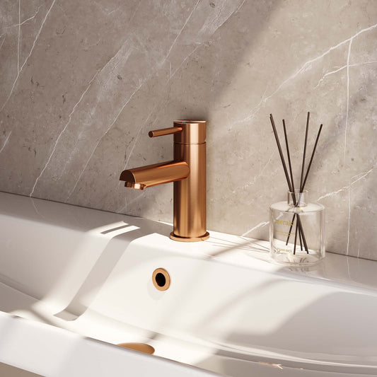 Surface-mounted washbasin tap - Copper