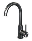 Basin tap, surface-mounted, curved spout - gunmetal