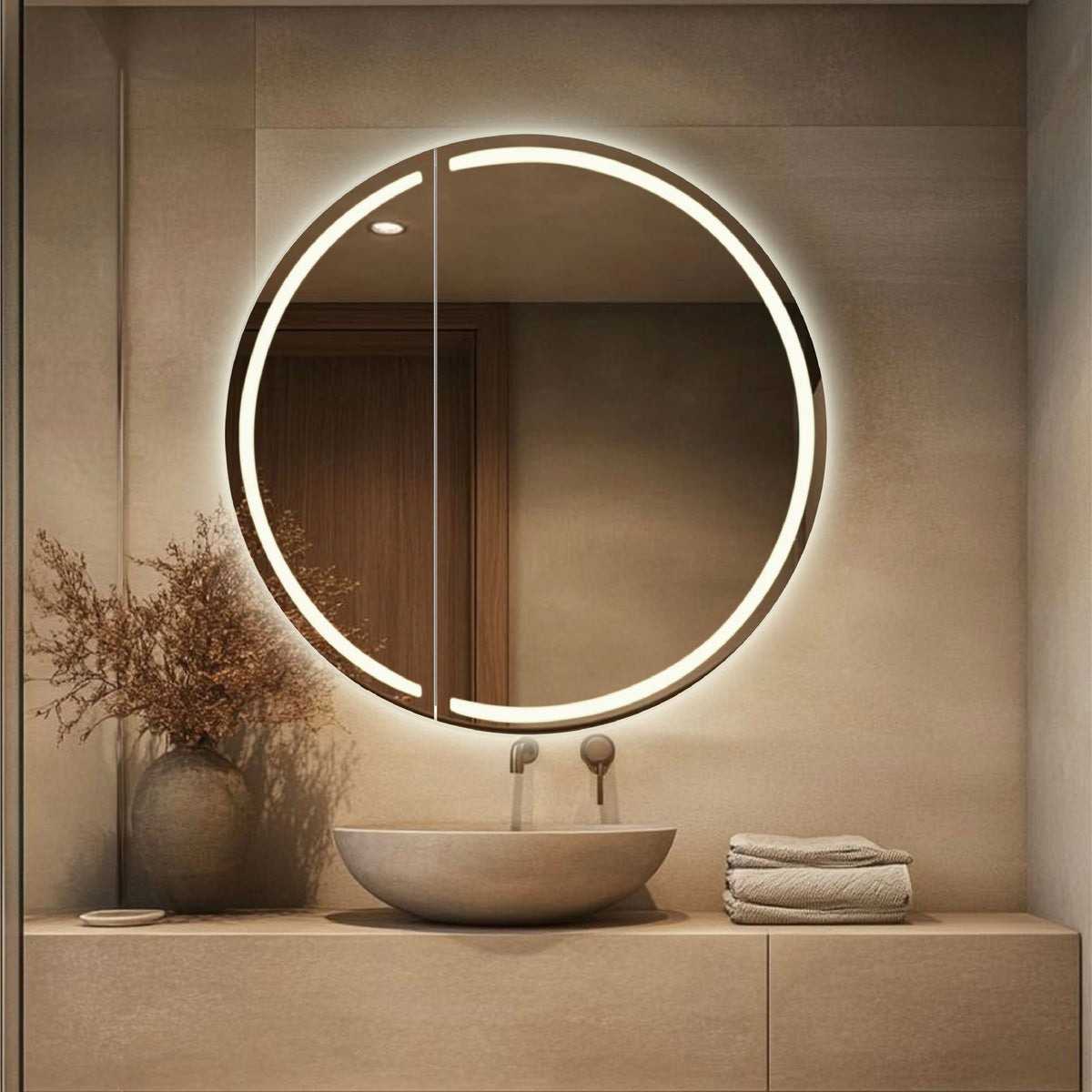 Halo 80 CM Spiegelkast